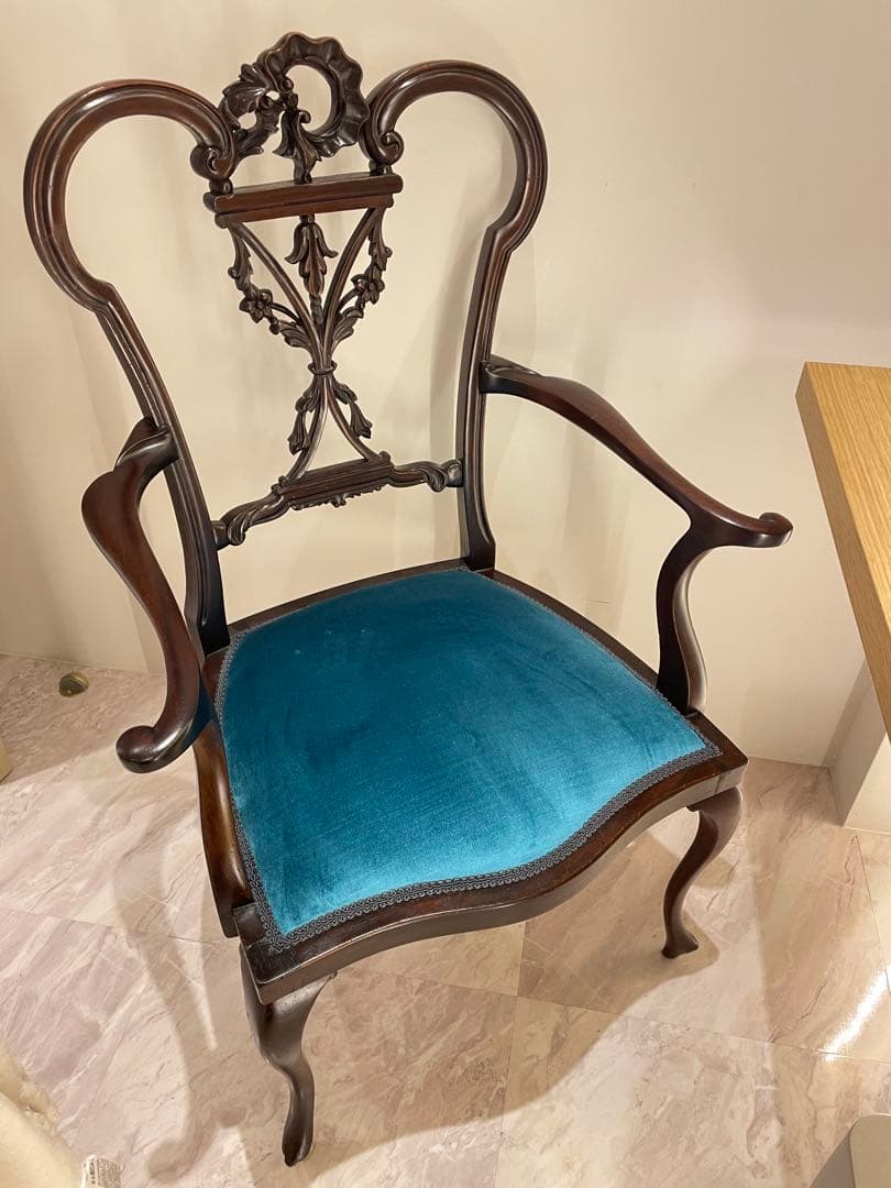 シン様限定 アンティーク家具　イギリスアンティーク　マホガニーサロンチェア