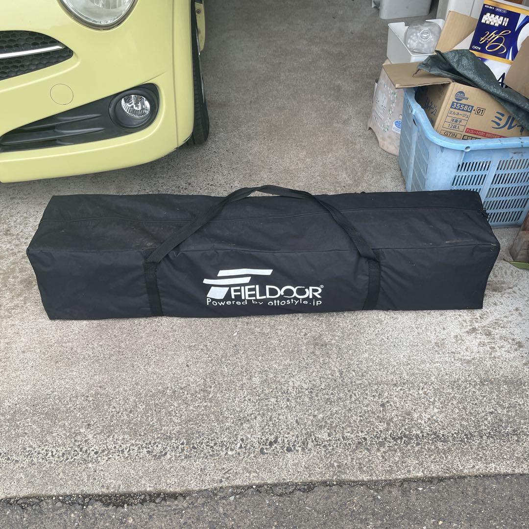 FIELDDOORタープ3m×3m UVカット耐水 サイドシート 2枚付き