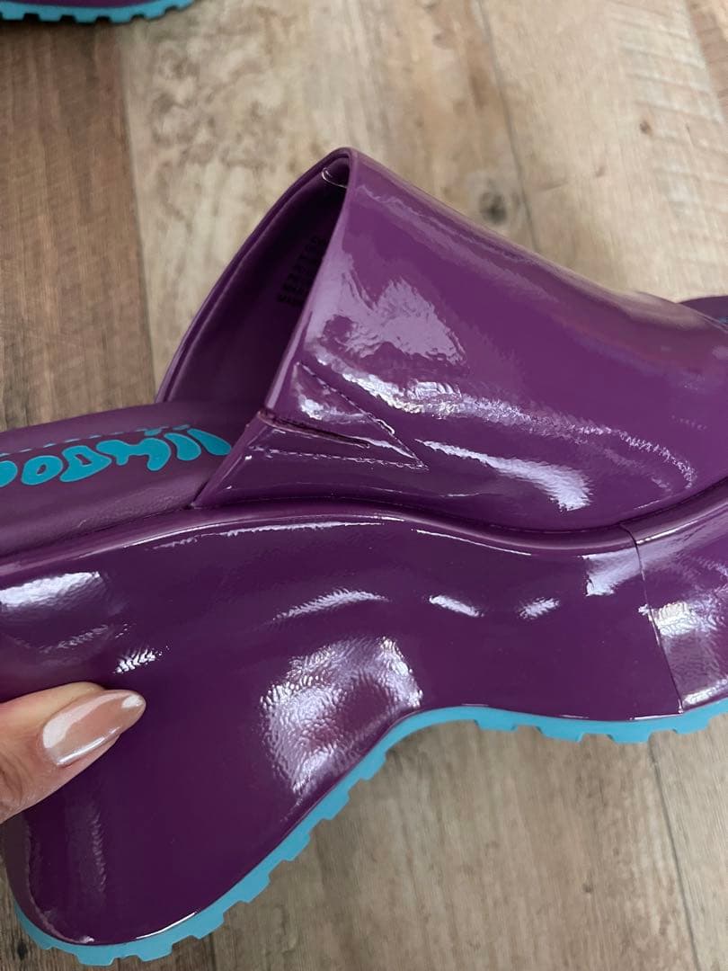 WOOMII コレット パープル クリンクル　37 試し履きのみ