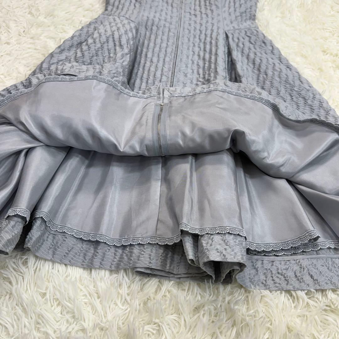 極美品✨13万 フォクシー ダイヤモンドダストドレス フロントジップ ジャガード