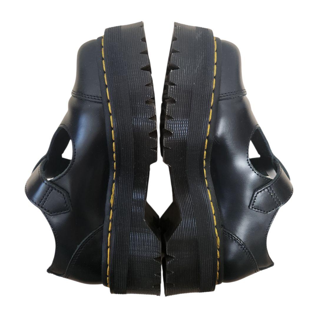 【u】ドクターマーチン べサン 厚底 ブラック UK3 箱あり 22㎝