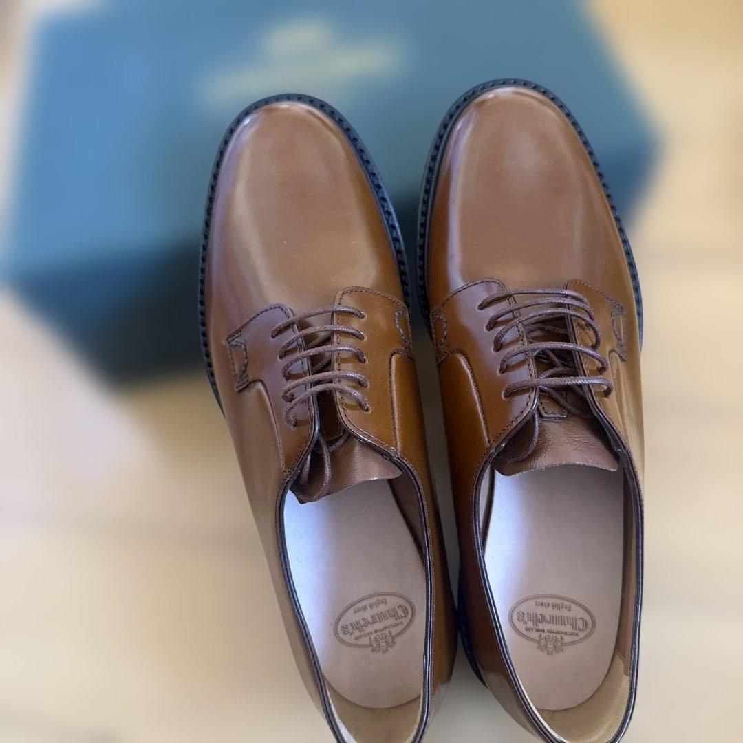 red　チャーチレースアップシューズ