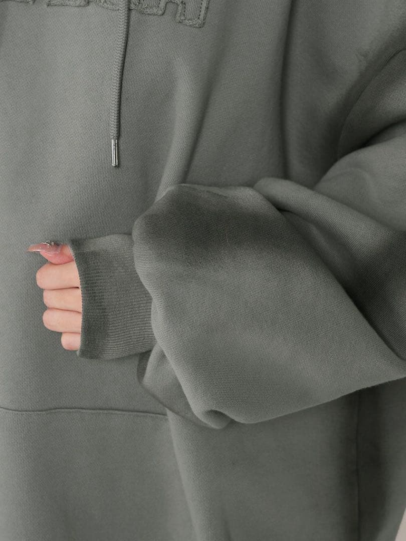 Darich スプレーレースアップフーディー FREE KHAカーキ