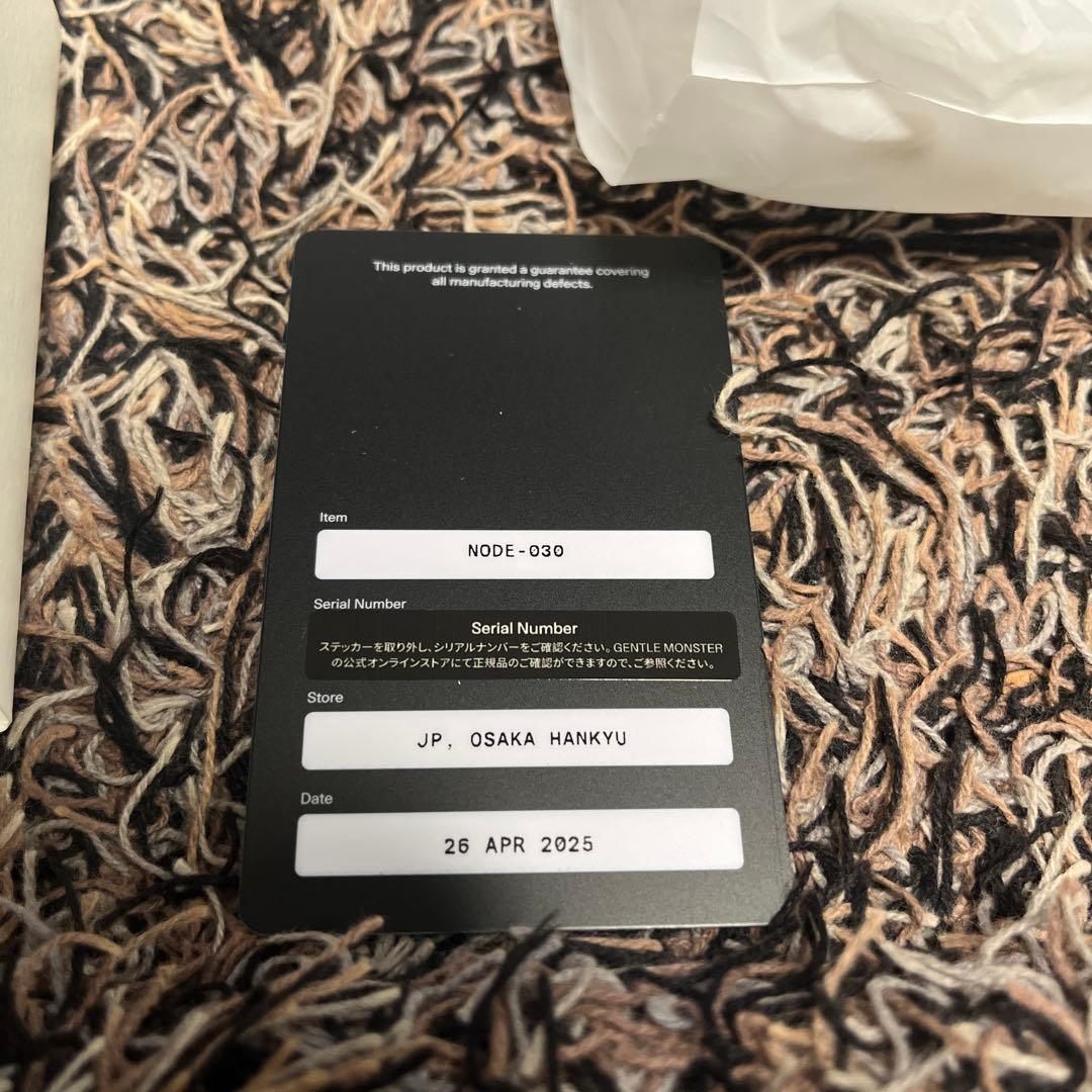 小物 GENTLE MONSTER Node 030 BOLD Collection