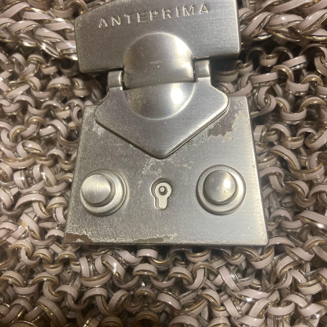 ANTEPRIMA グレーベージュ パーティーワイヤーバッグ