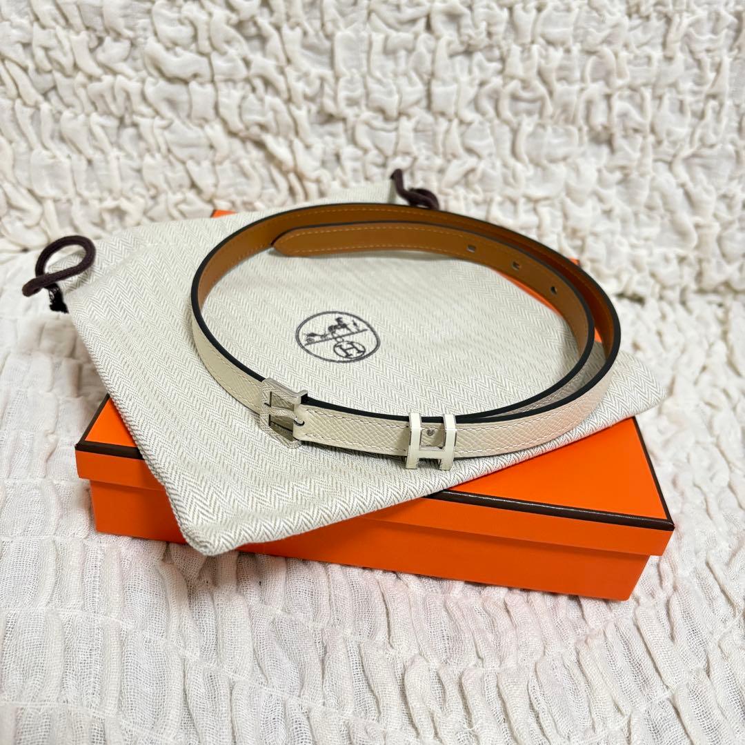 【週末セール】エルメス　ベルト　ポップh ポップアッシュ　クレ　75