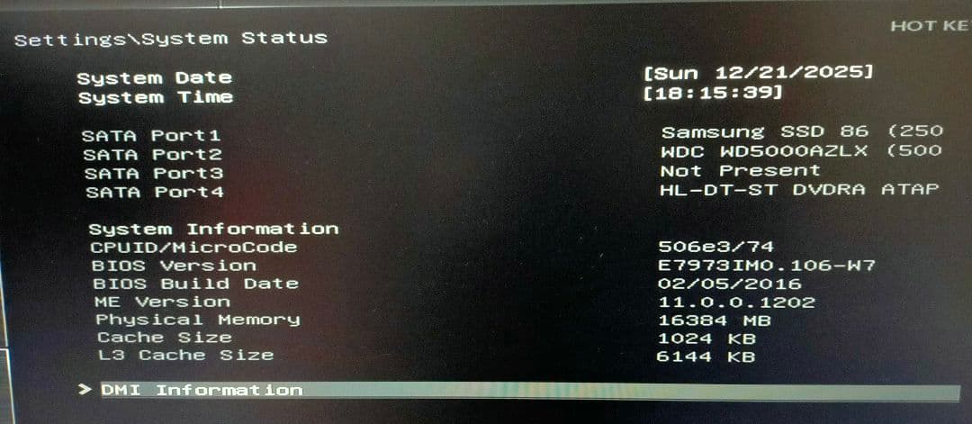 Windows10 Pro デスクトップPC i5-6500 メモリ16GB