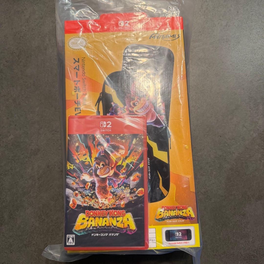 【新品未開封】ドンキーコング バナンザ+スマートポーチセット