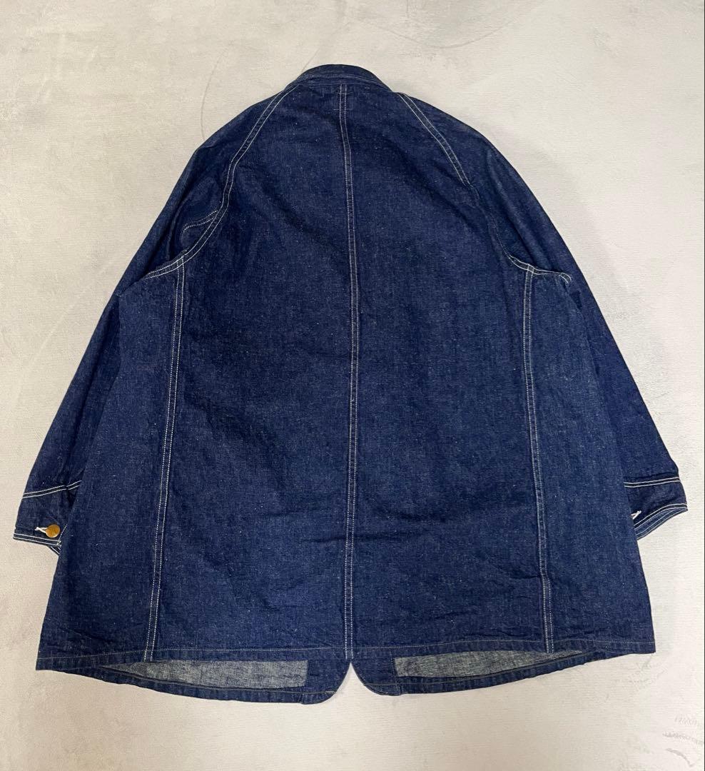 or slow 9oz オリジナルセルビッチルーズフィットデニムカバーオール F