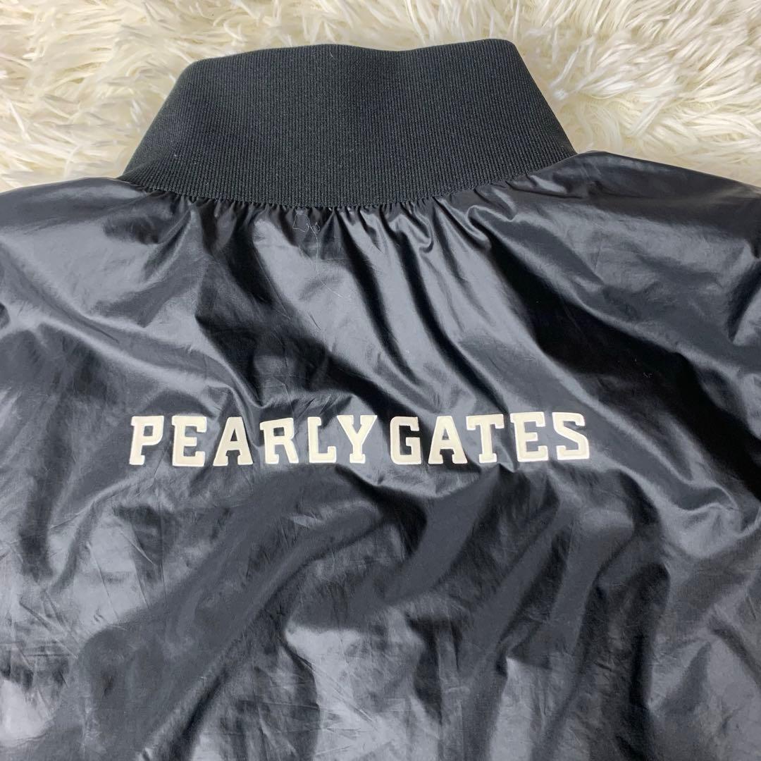 パーリーゲイツ 4WAY リバーシブル ジャケット 黒 ネイビー サイズ2