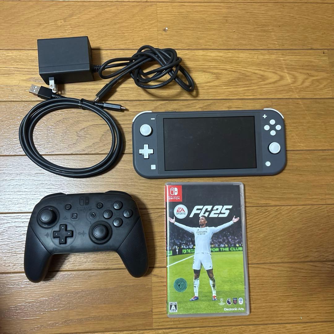 Nintendo Switch Lite グレー 本体セット