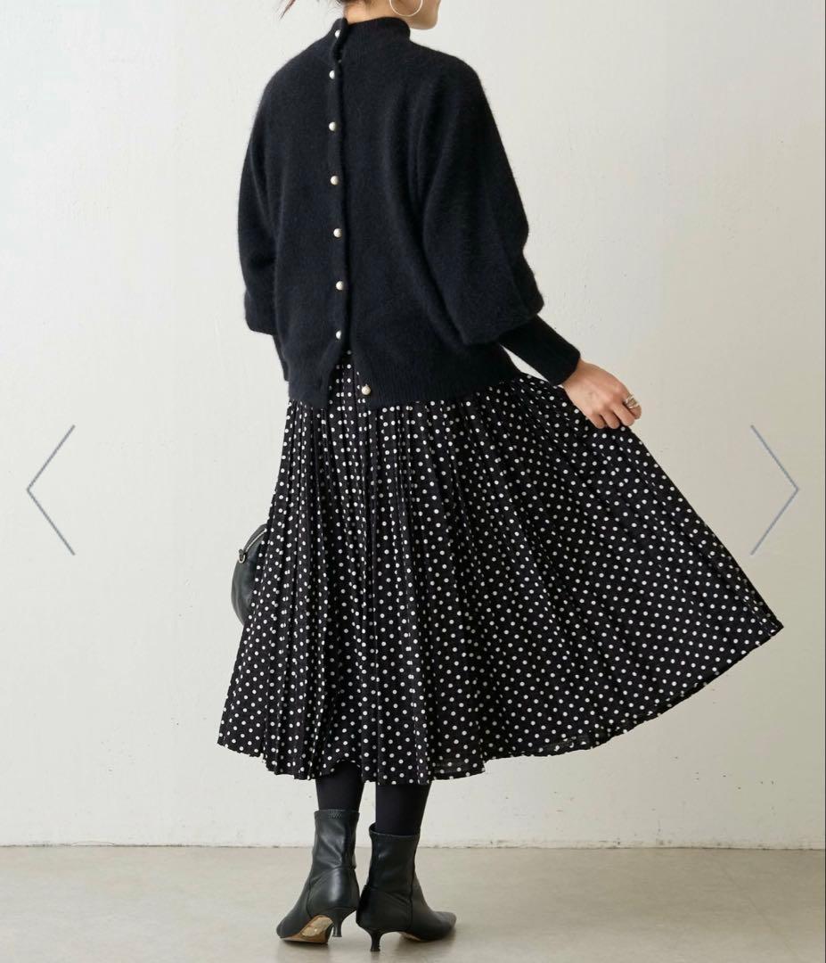 BEARDSLEY ビアグリード水玉　ドットワンピース