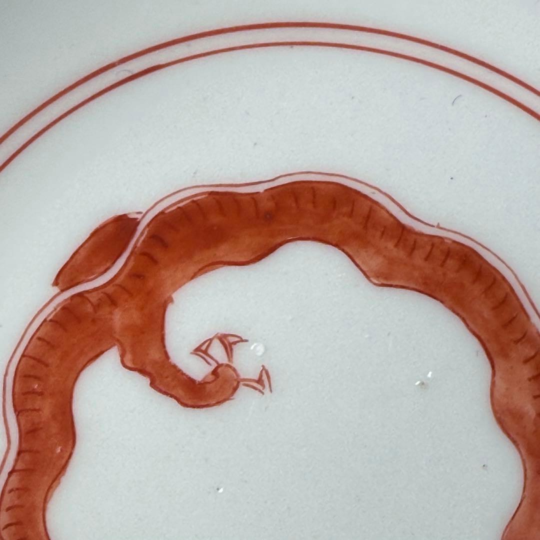 古伊万里　柿右衛門様式　向付　13客　赤絵龍図　竹に紅葉　梅　花蝶図　老松