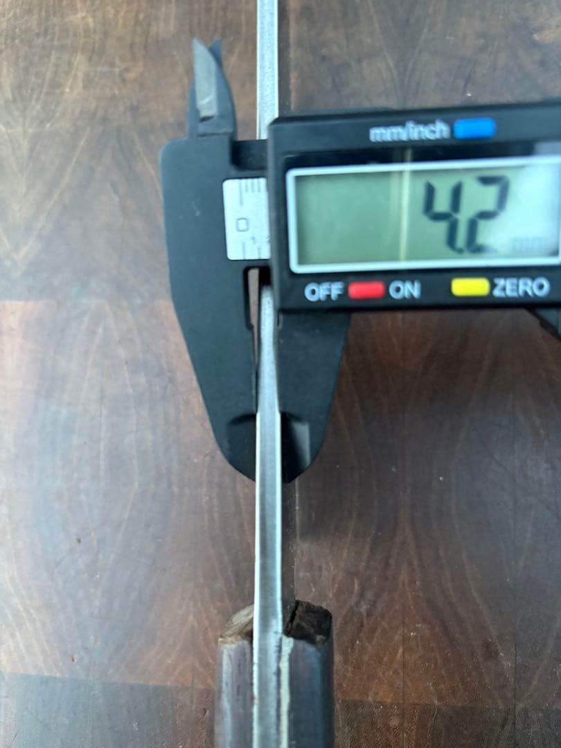 三条　東源正兼　冷凍包丁　牛刀　330mm 尺一　包丁　別打　炭素鋼　本職