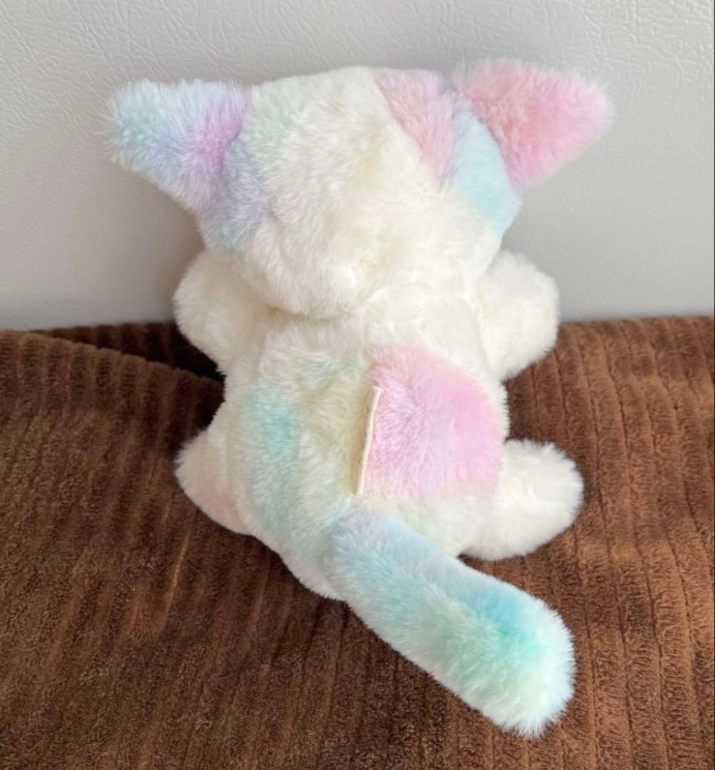 ハンドメイド　手作り　ぬいぐるみ　猫　子猫　三毛猫　パステル三毛猫　一点限定