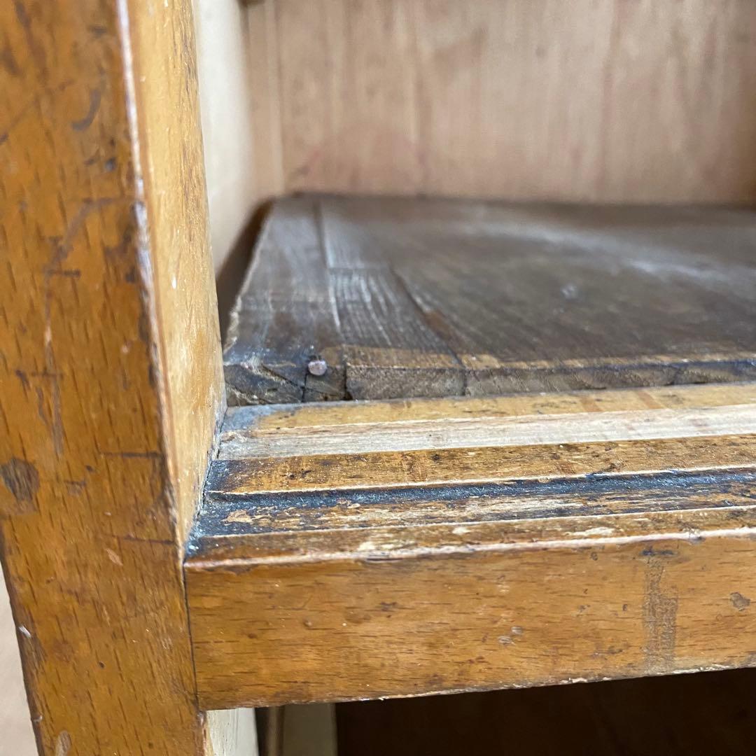 アンティーク オープンラック チェスト 本棚 食器棚 昭和レトロ z858