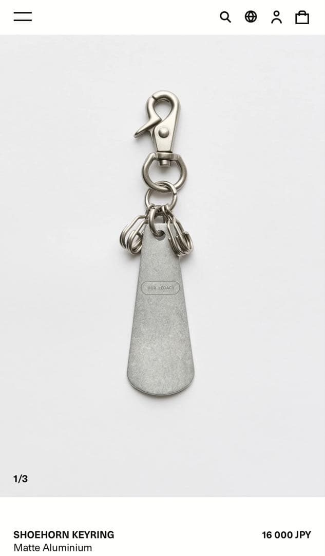 アワーレガシー　シューホーン　キーリング　25aw