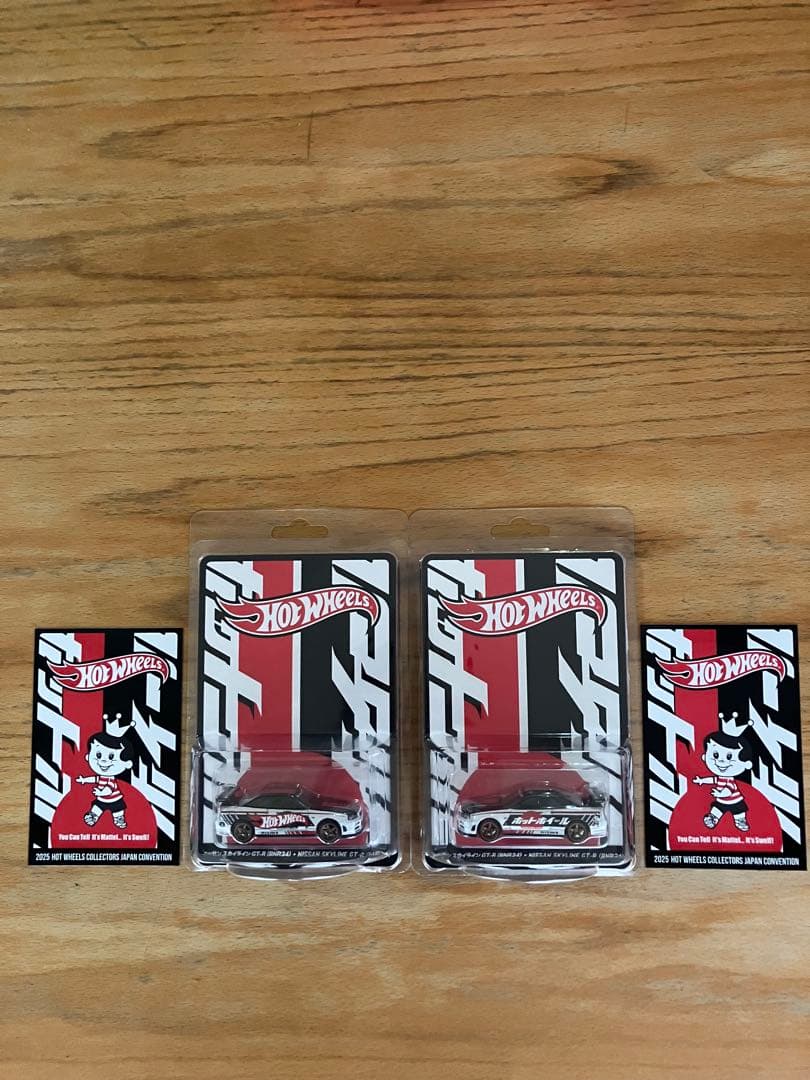 2025ホットウィールジャパンコンベンション限定カーGT-R34左右2台セット