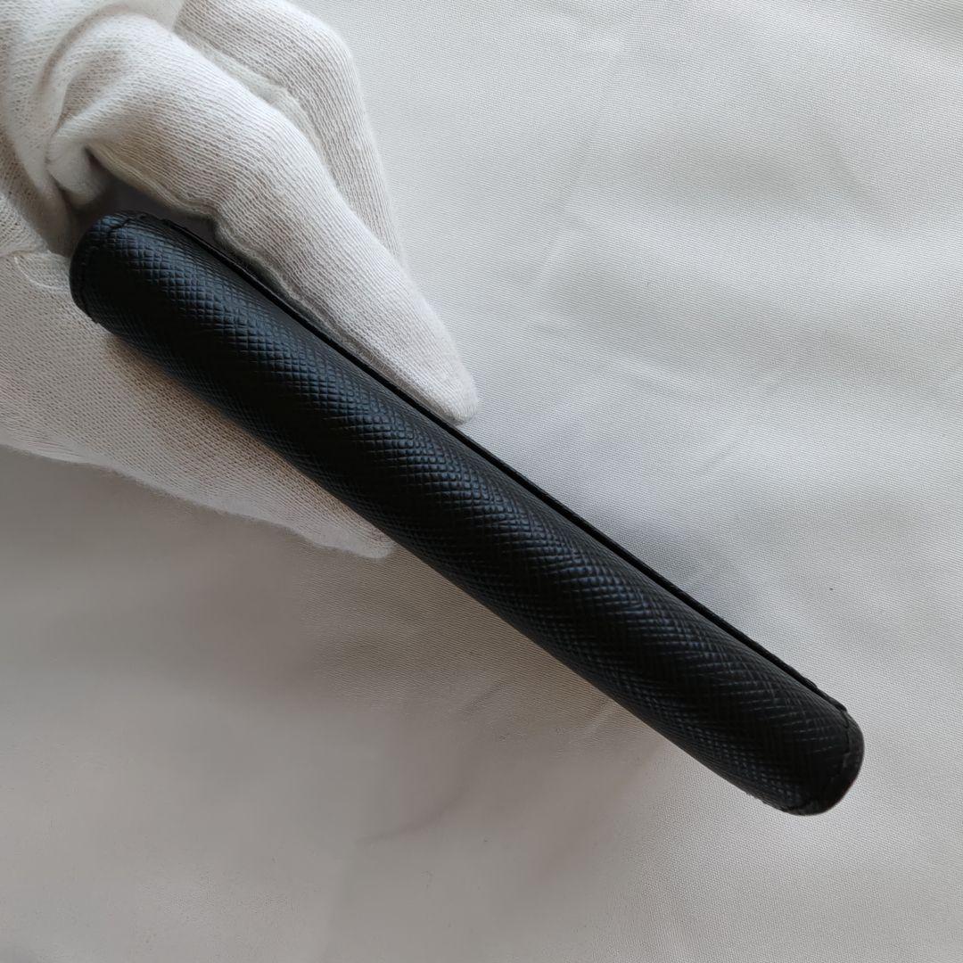 未使用級　PRADA　サフィアーノ　三角ロゴ　名刺入れ　カードケース