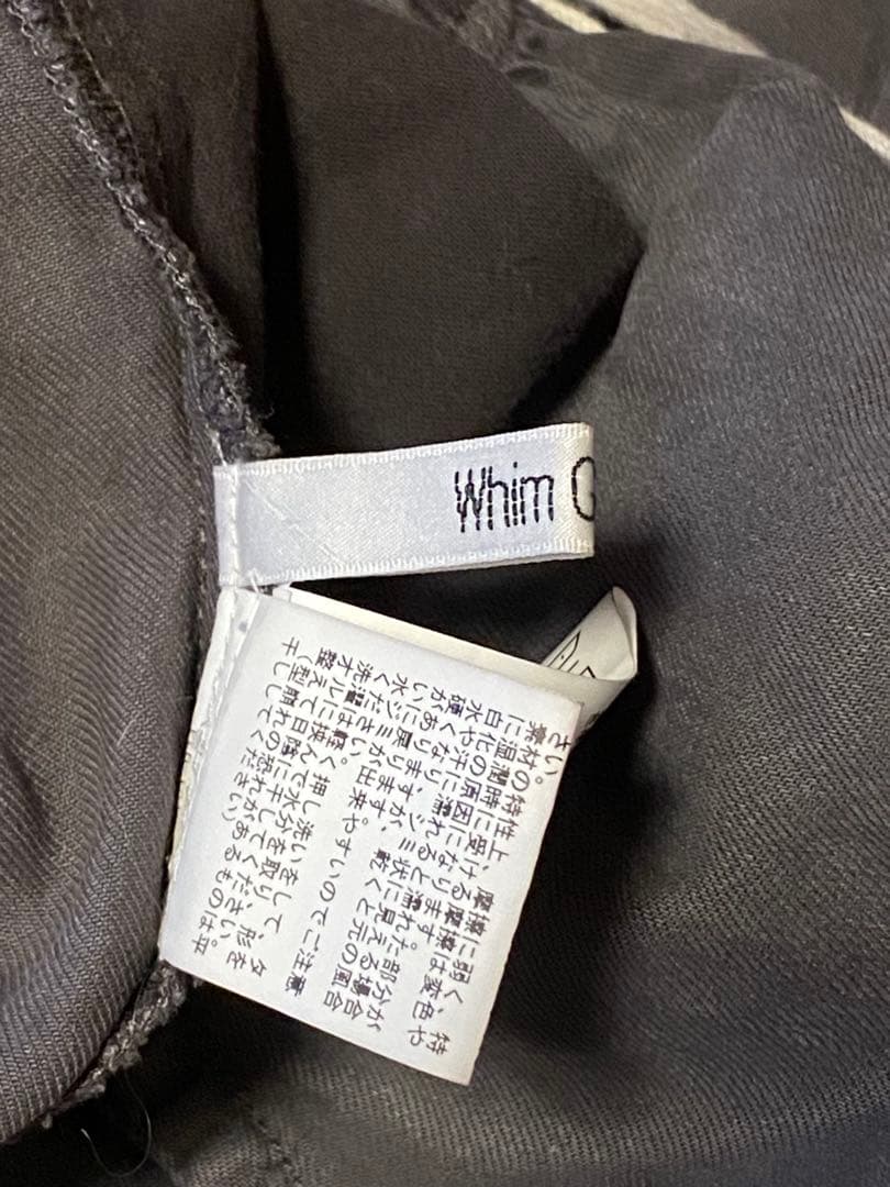 ウィムガゼット テンセルカーゴパンツ 36 チャコールグレー
