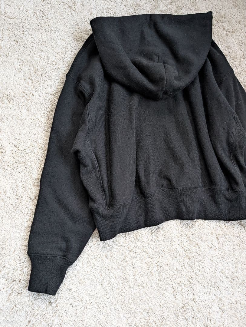 美品！アメリカーナ AMRCN ロゴプリント ブラックパーカー