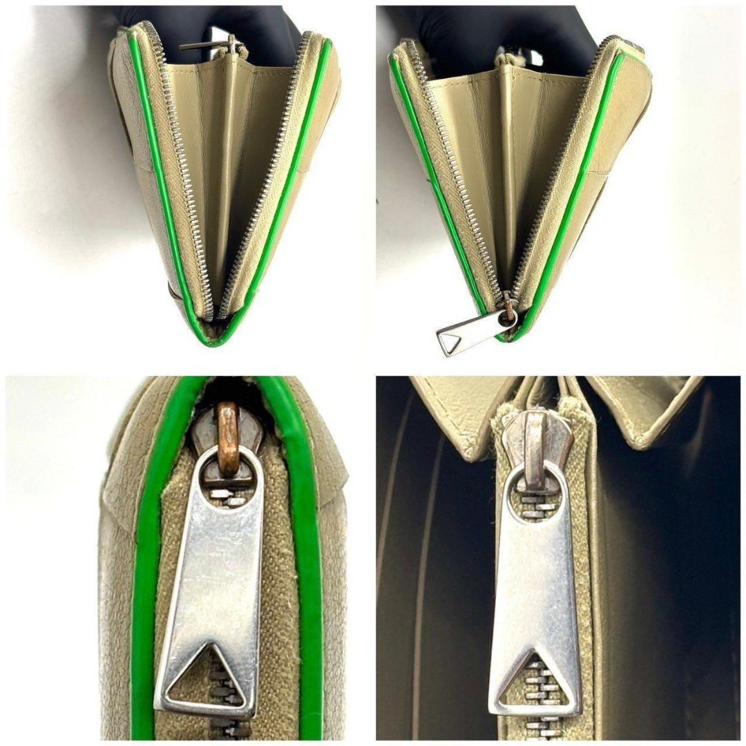 り*ん様 ボッテガヴェネタ　カセット イントレチャート 長財布 ラウンドファスナ
