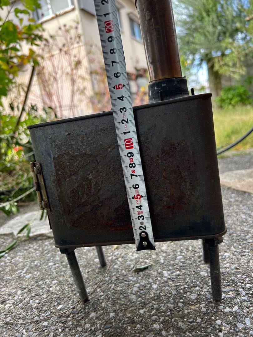 卓上　薪ストーブ 煙突付き