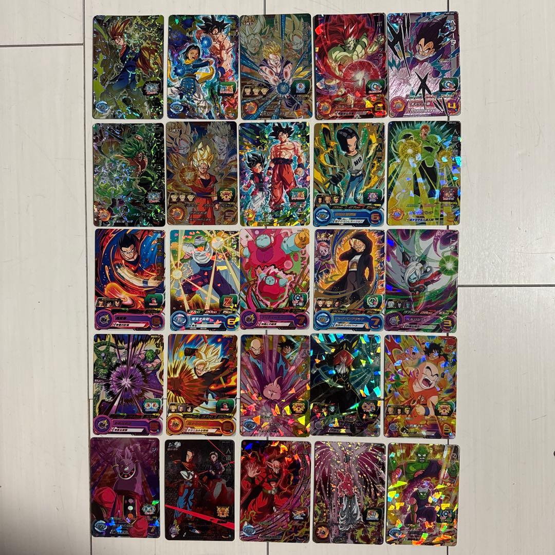当時物・希少　スーパードラゴンボールヒーローズ　カード25枚　マイナーシール