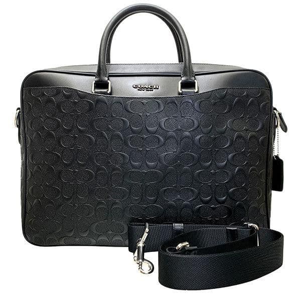 COACH コーチ ブラック ビジネスバッグ