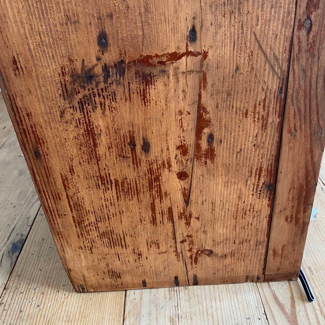 アンティーク ガラス戸 チェスト ローボード テレビ台 レトロ 無垢材 z963