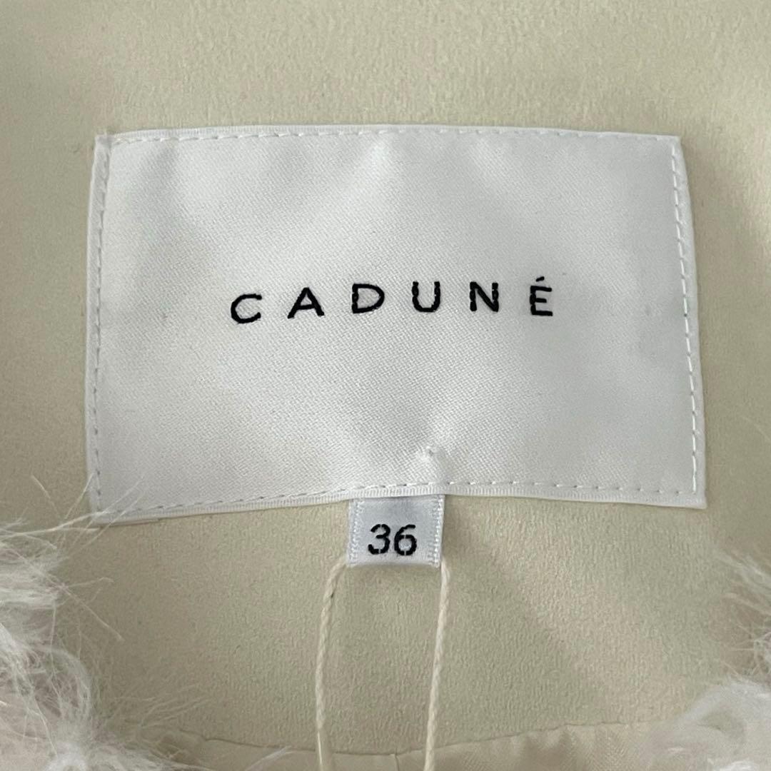新品タグ付き⭐︎CADUNE カデュネ　ボアブルゾン　川上桃子　ファー　36
