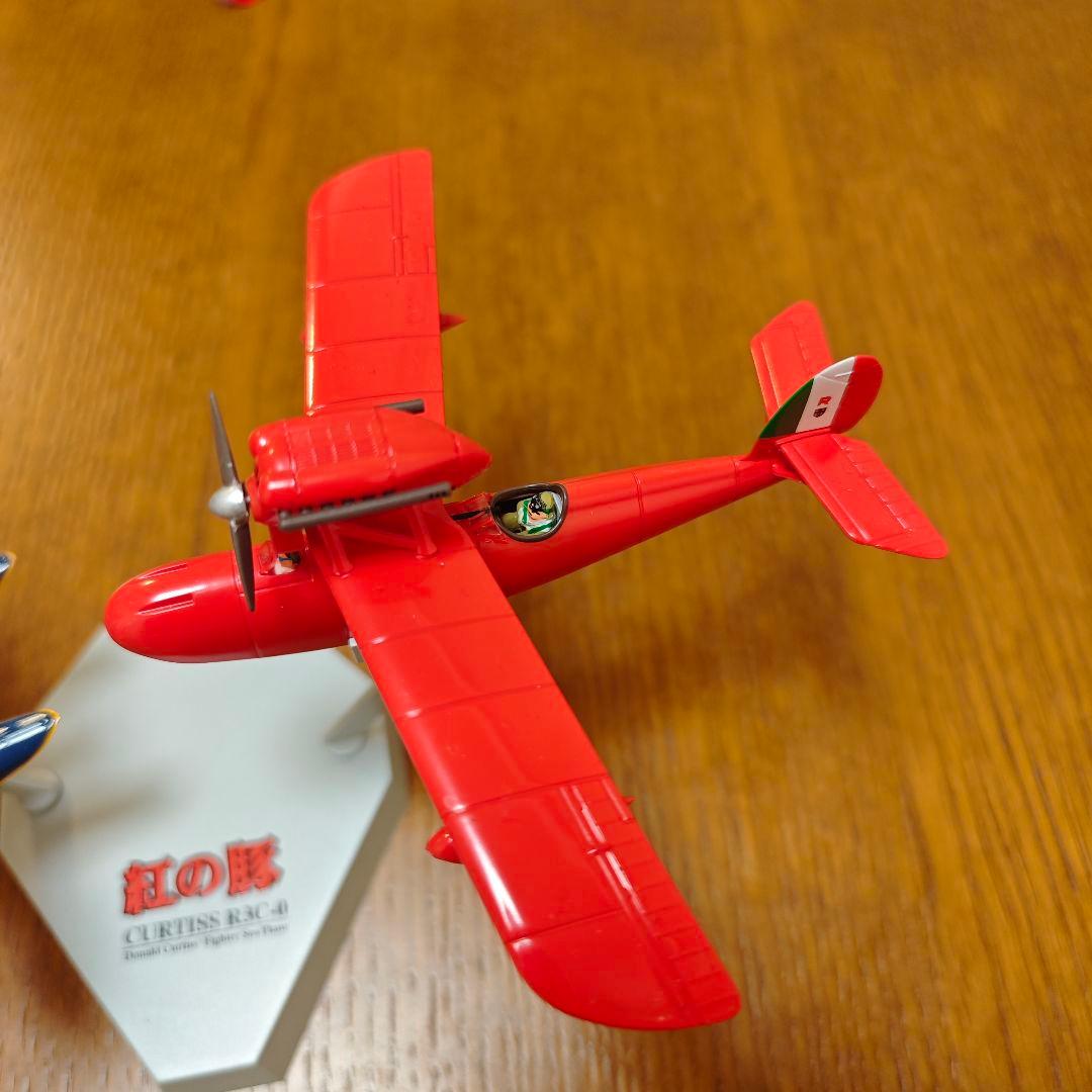 完成品 半完成塗装済み 紅の豚 サボイア S.21 後期型 カーチス R3C