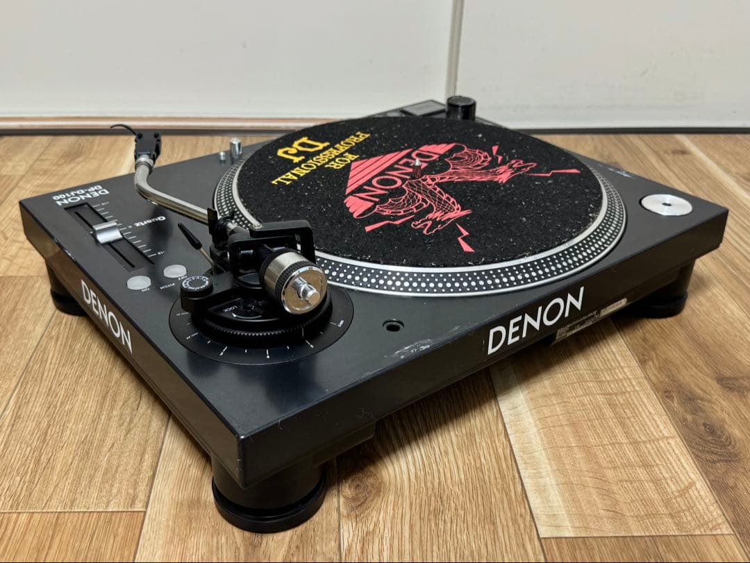 Denon DP-DJ100 + ortofon 2M RED カートリッジ