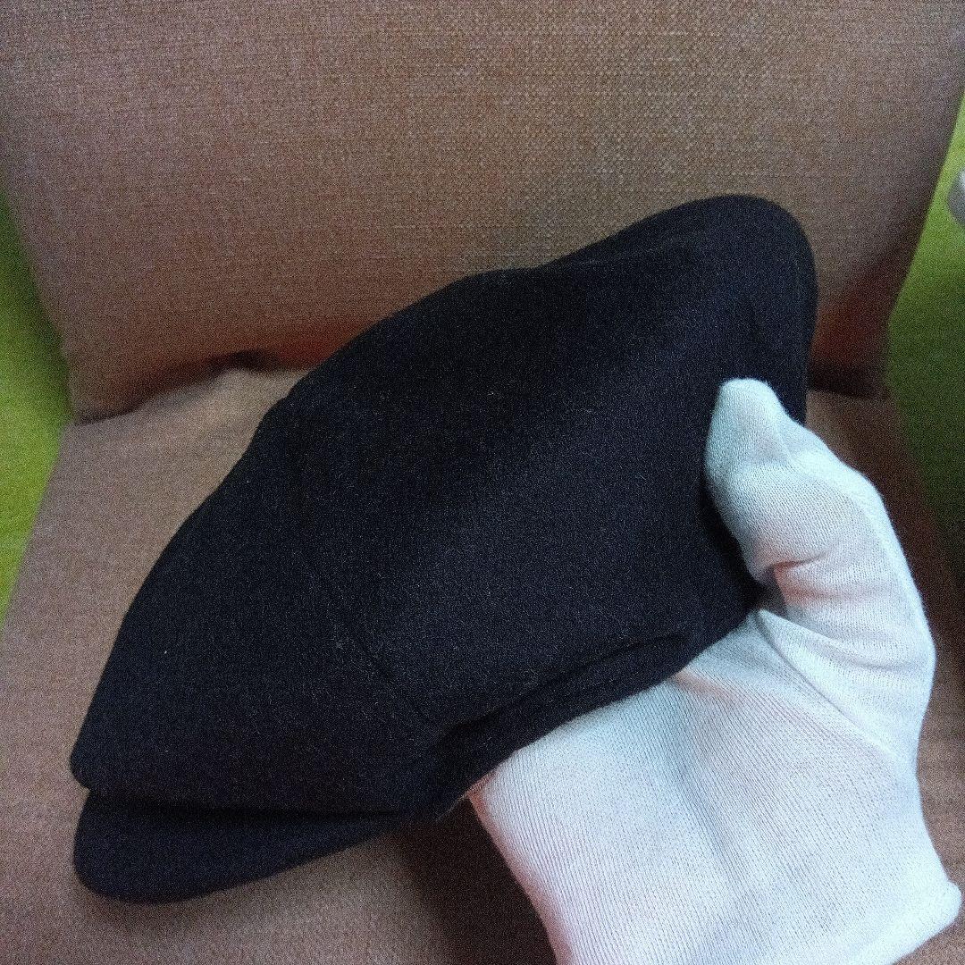 LOCK & CO HATTERS ブラックベレー帽 7 1/8