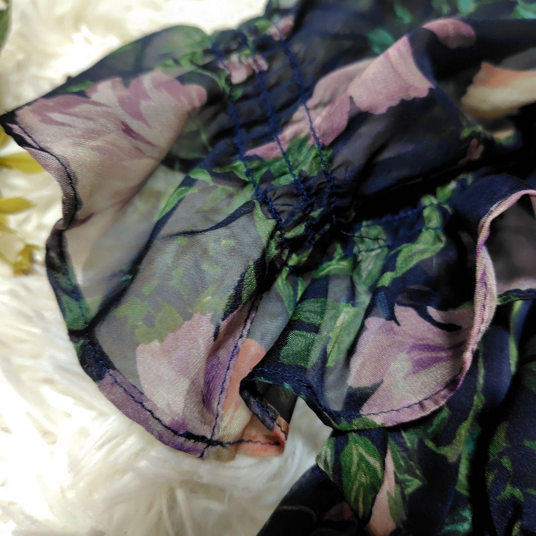 【未使用級♡2025モデル】希少46 ローズティアラ　フラワープリントワンピース