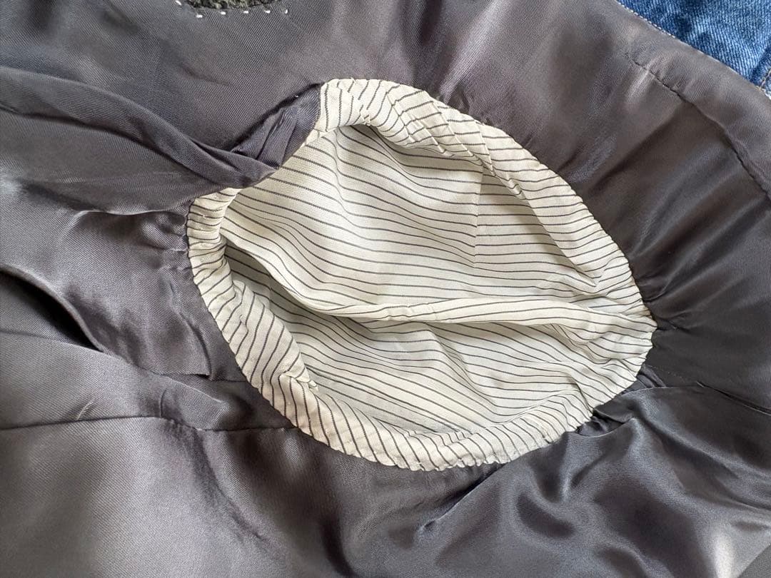 ハリスツイードジャケットA6 グレー　LeChic(ルシック)