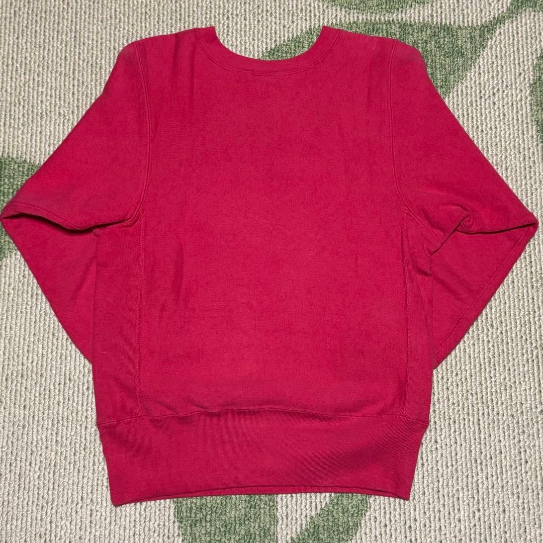 90s Champion リバースウィーブ 赤ピンク フカフカ