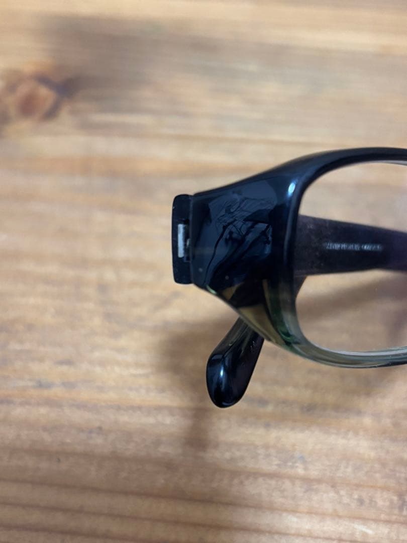 OLIVER PEOPLE'S オリバーピープルズ　ブラック　グリーン　度付き