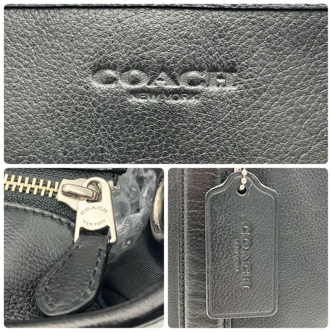 コーチ ブリーフケース ビジネスバッグ メトロポリタン レザー 大容量 A4可