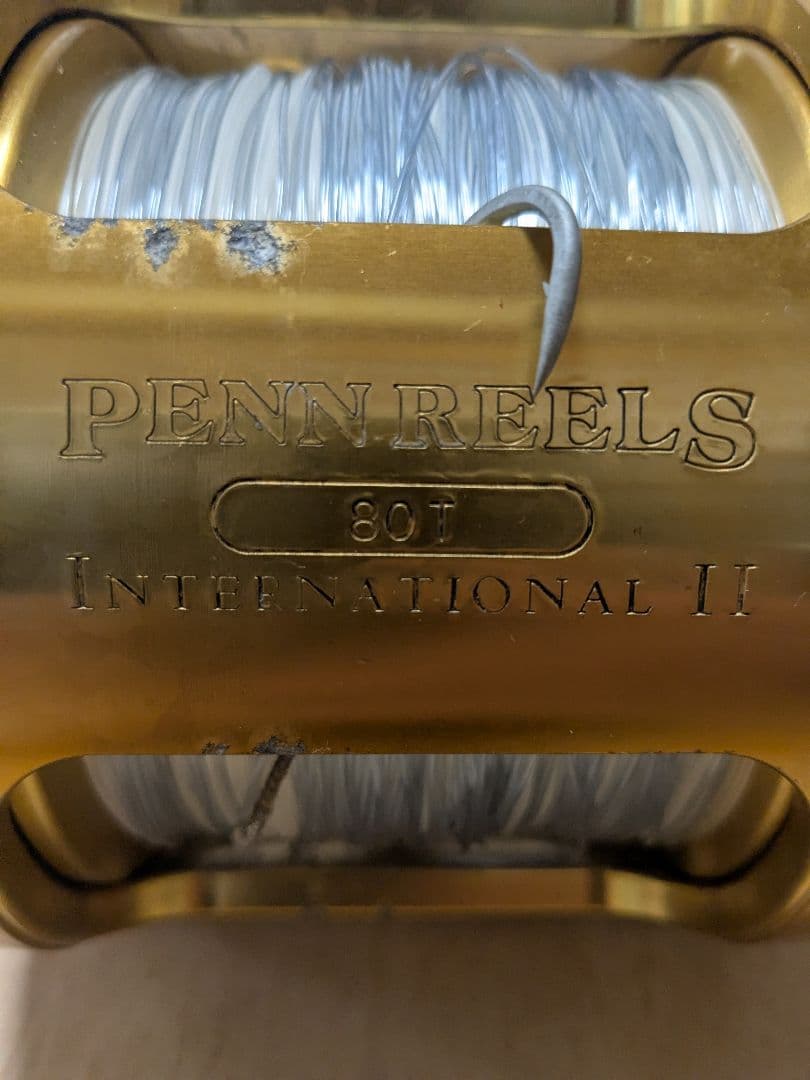 PENN INTERNATIONAL II 80T 釣り リール ゴールド