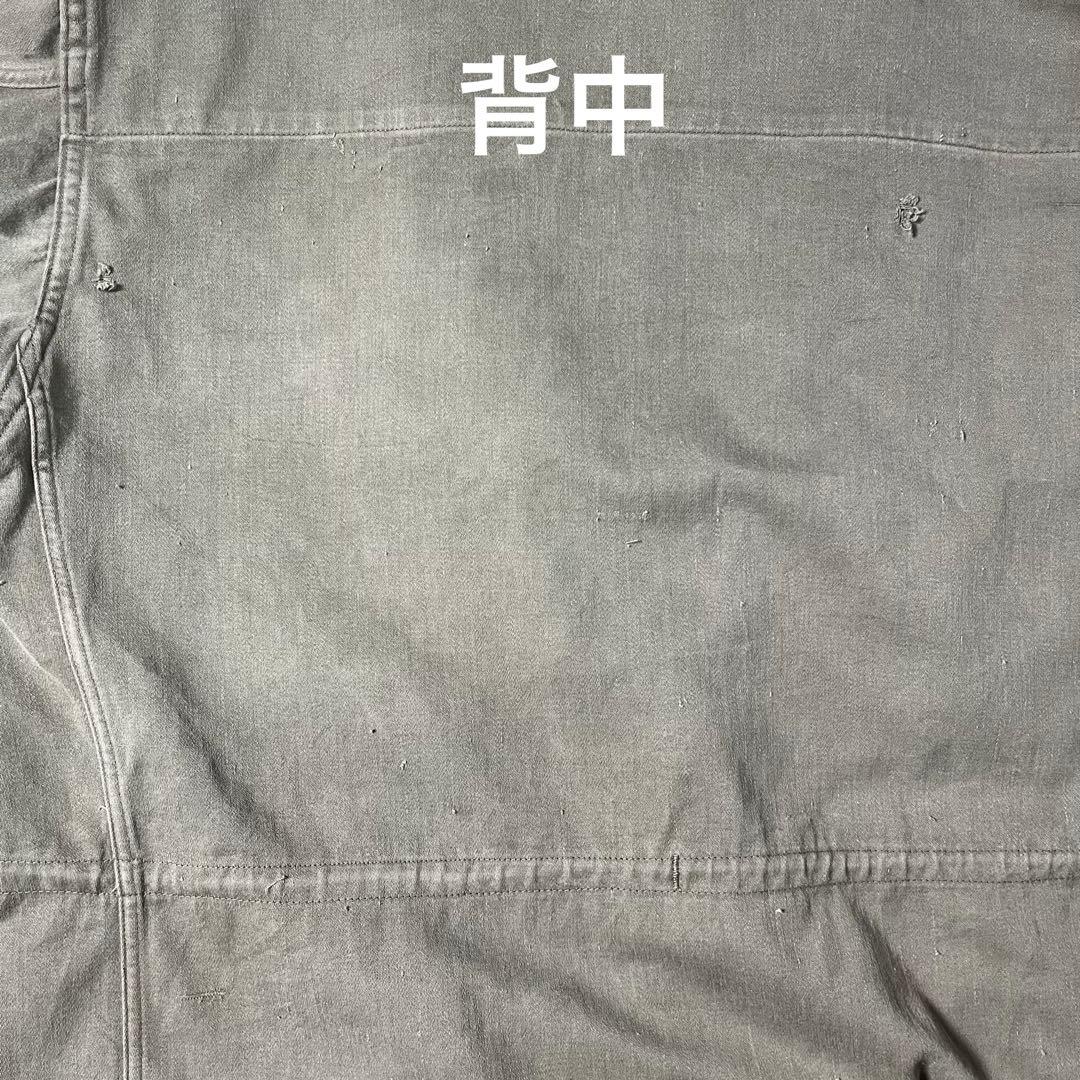 60s 【レア個体】 フランス軍 M64 実物 フィールドジャケット パーカー付