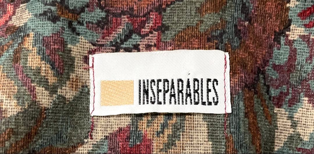 80s 90s ヴィンテージ ノーカラージャケット 花柄 ボタニカル柄 レトロ