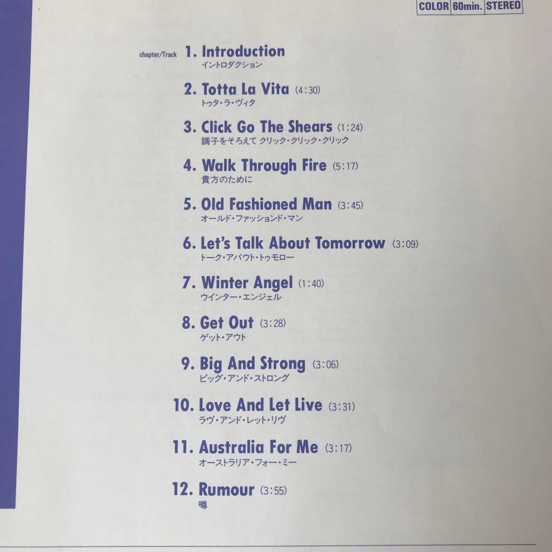 オリビア・ニュートン・ジョン　レーザーディスク　４枚セット