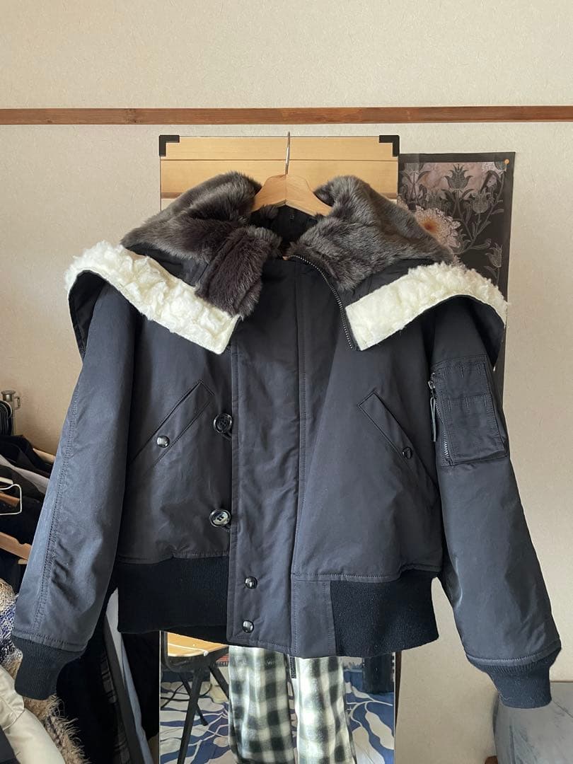 CIOTA スビンコットン ナイロンツイル N-2B フライトジャケット