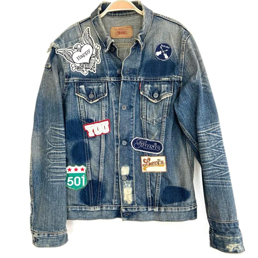【c3フェット】Levi’sヴィンテージ加工オリジナルデニムジャケット