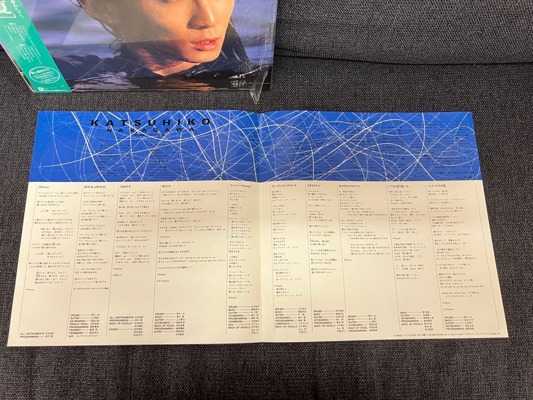 中川勝彦 ペントハウスの夏 LP 邦楽1985年 帯付 ハガキ付 美盤