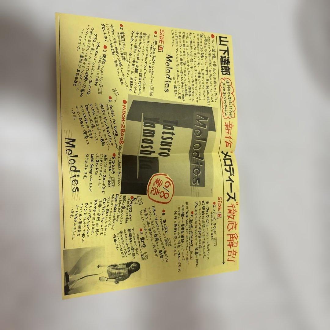 美品　山下達郎 Melodies レコード