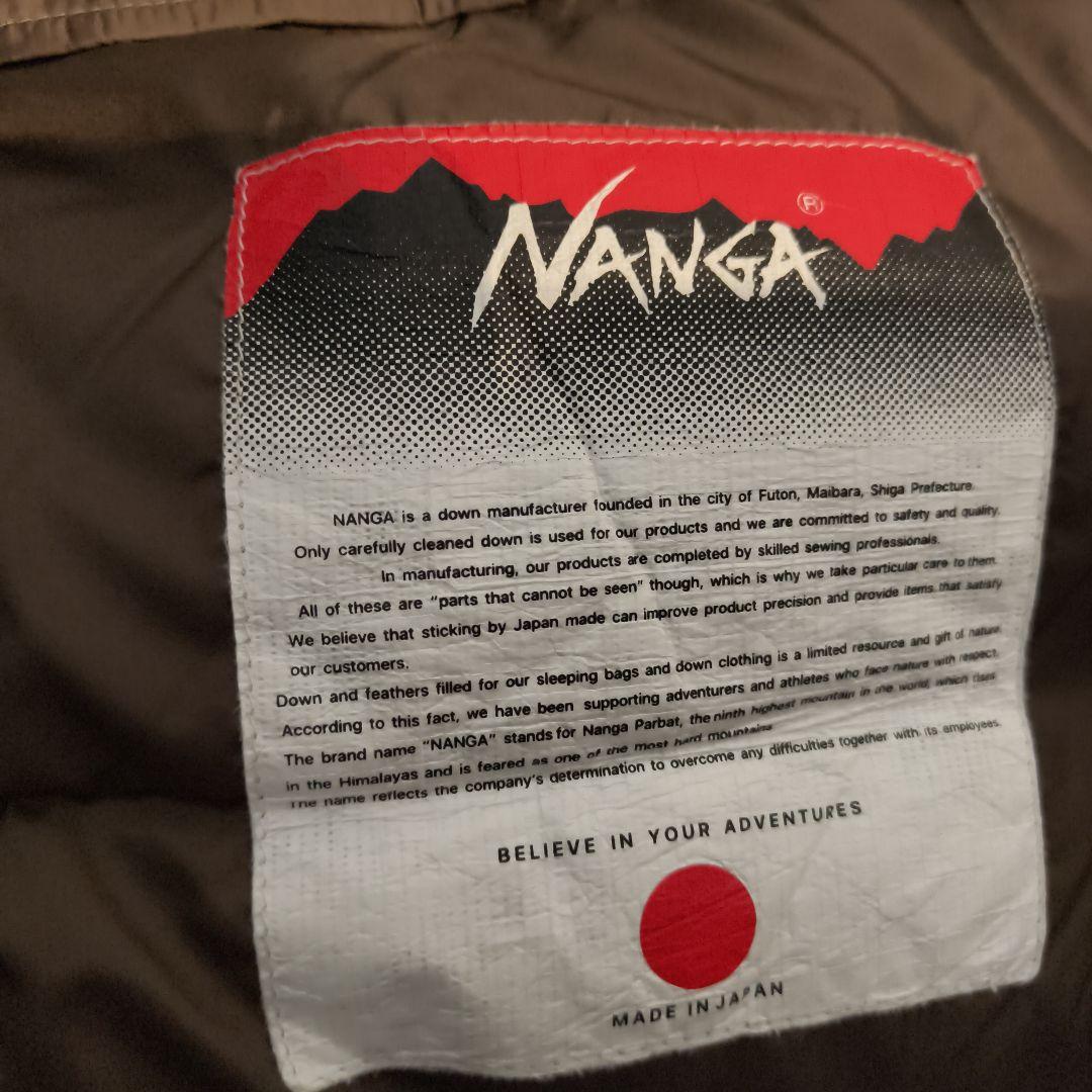 し*ん様 NANGA オーロラテックスダウンジャケット　イブキ　Ｌ　日本製