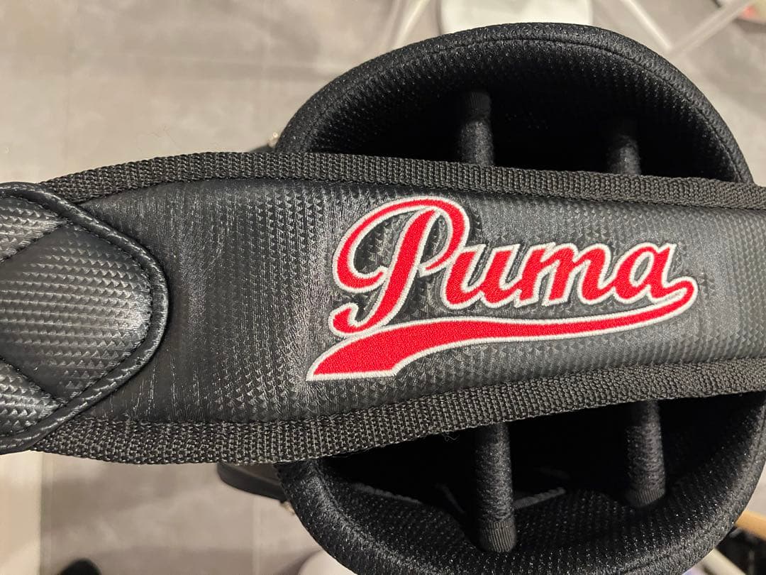 Puma キャディバッグ 黒/赤 練習場のみ使用 室内保管