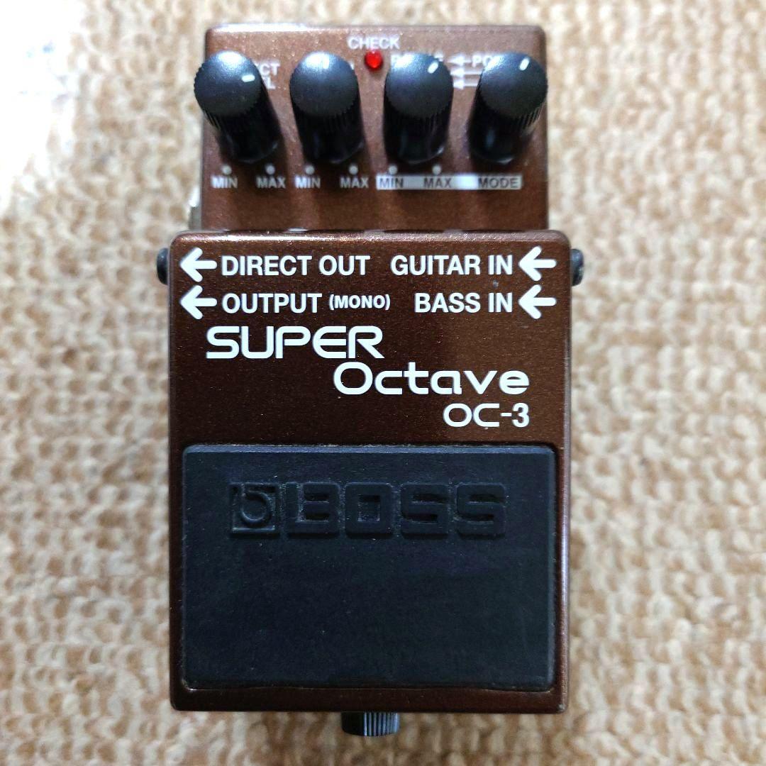 BOSS OC-3 スーパーオクターバー箱、取説付き